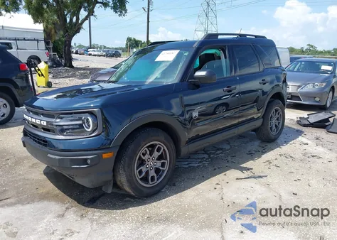 2022 Ford Bronco Sport Big Bend z USA, uszkodzony, nr VIN 3FMCR9B62NRD34963